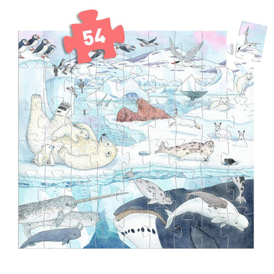 Puzzle silhouette douceur polaire 54 pcs - DJECO