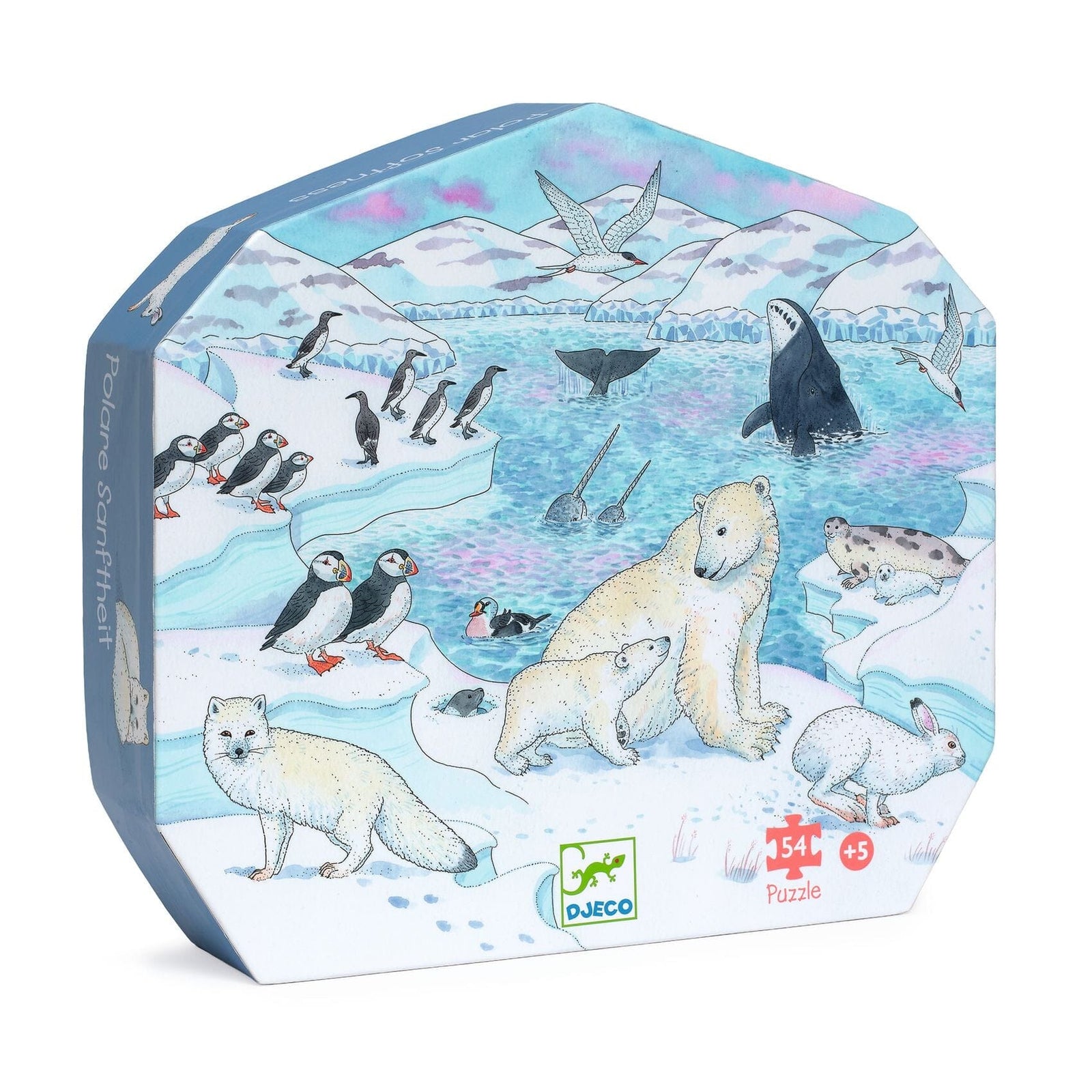 Puzzle silhouette douceur polaire 54 pcs - DJECO 