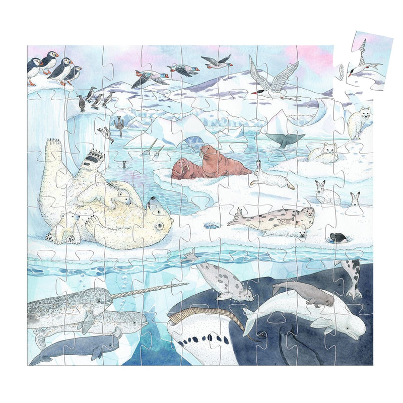 Puzzle silhouette douceur polaire 54 pcs - DJECO 