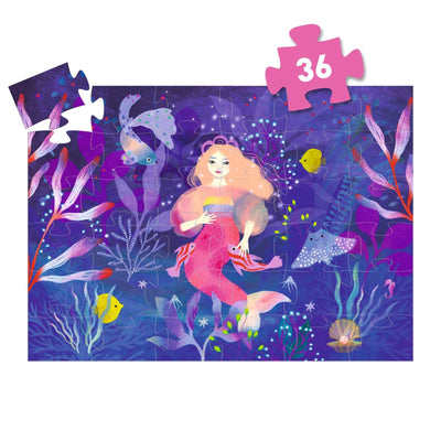 Puzzle silhouette ella la sirene - DJECO DJ07303 3070900073036