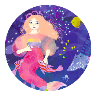 Puzzle silhouette ella la sirene - DJECO DJ07303 3070900073036