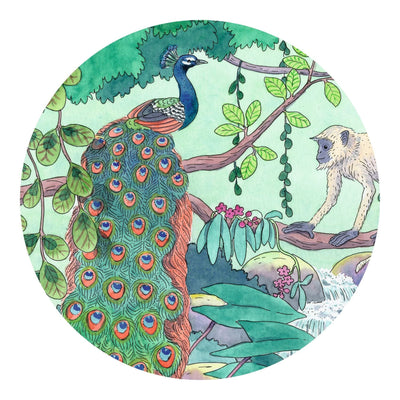 Puzzle silhouette Jungle indienne 54 pcs - DJECO