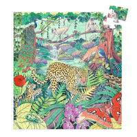 Puzzle silhouette Jungle indienne 54 pcs - DJECO