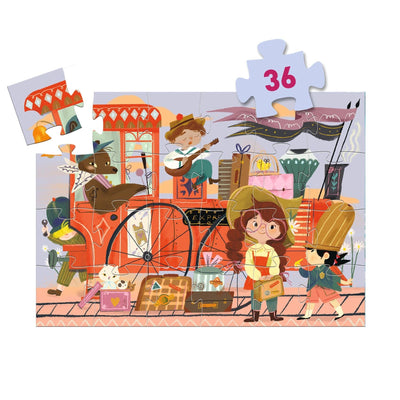 Puzzle silhouette le voyage de mia - DJECO DJ07305 3070900073050