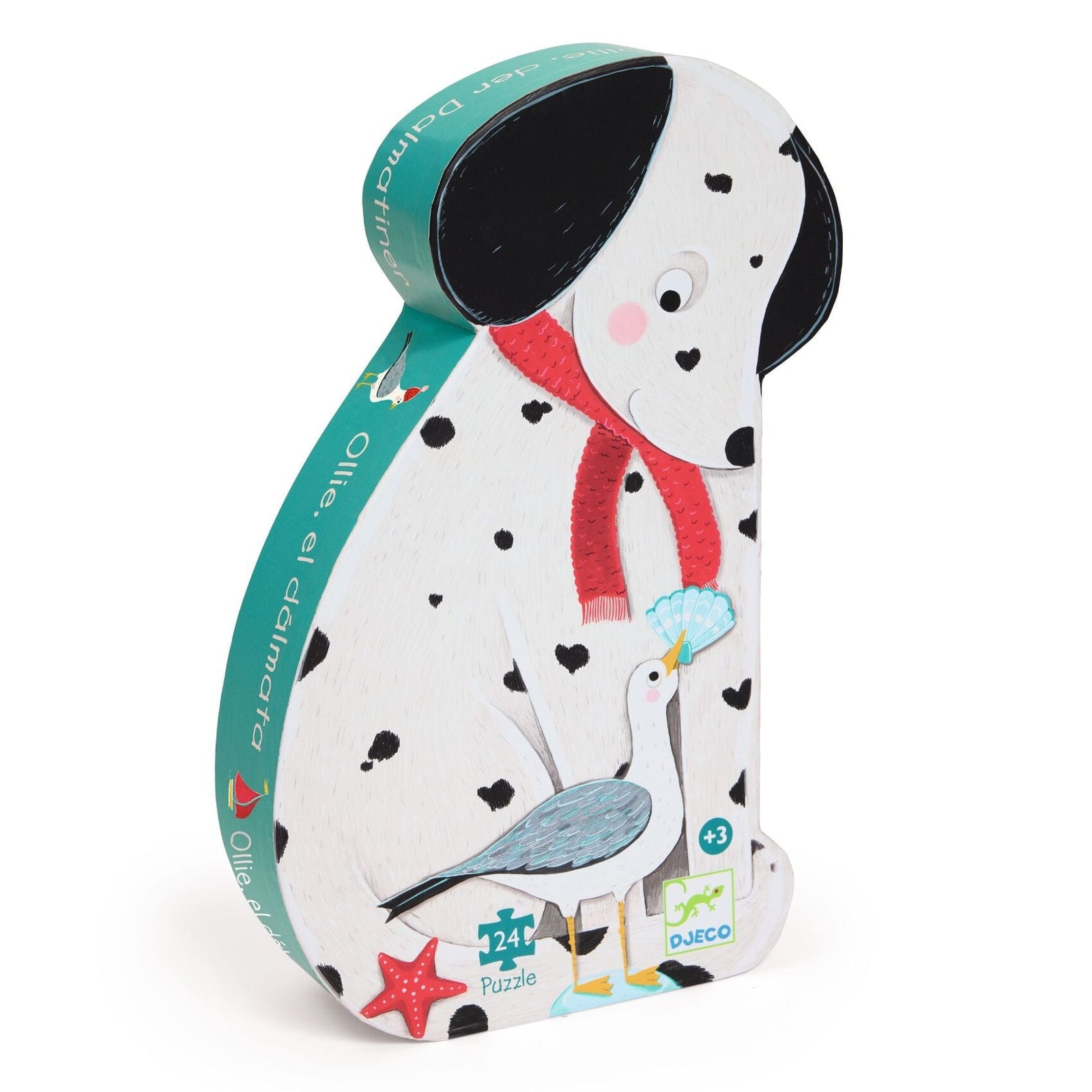 Puzzle silhouette ollie le dalmatien - DJECO DJ07286 3070900072862
