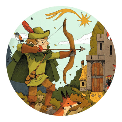 Puzzle silhouette robin des bois - DJECO DJ07304 3070900073043