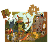Puzzle silhouette robin des bois - DJECO DJ07304 3070900073043