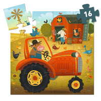 Puzzle tracteur - Djeco DJ07275 3070900072756