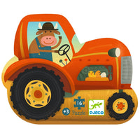 Puzzle tracteur - Djeco DJ07275 3070900072756