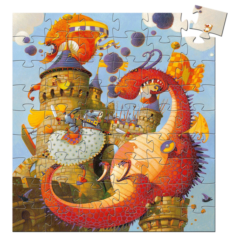 Puzzle vaillant et les dragons - DJECO DJ07256 3070900072565