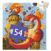 Puzzle vaillant et les dragons - DJECO DJ07256 3070900072565