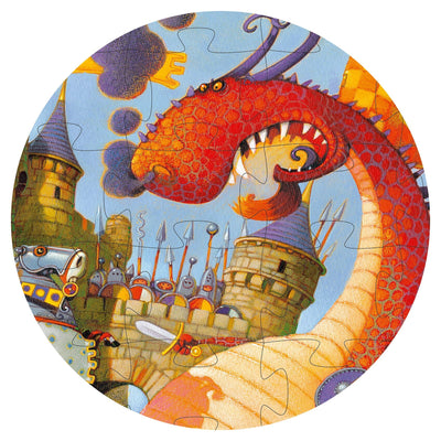 Puzzle vaillant et les dragons - DJECO DJ07256 3070900072565