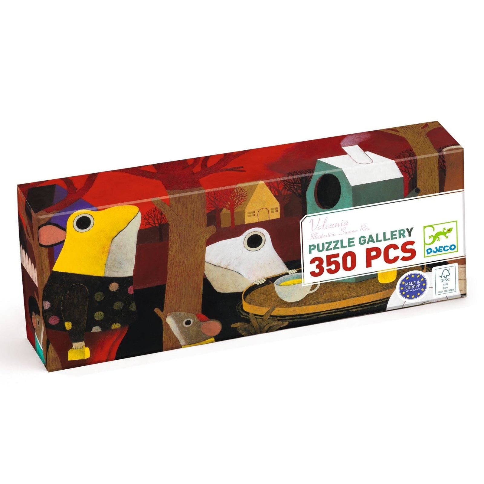 Puzzle Volcania 350 pcs - DJECO DJ07609 3070900076099