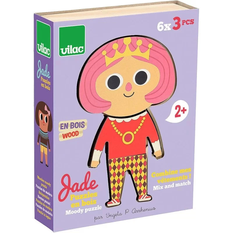 Puzzles Jade à habiller coffret en bois - VILAC 7626 3048700076267
