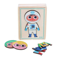 Puzzles Jules à habiller coffret en bois - VILAC 7625 3048700076250