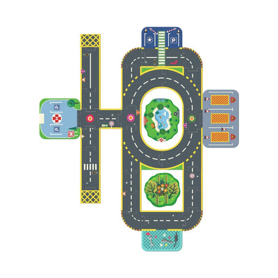 Puzzl'Up Géant Ville - DJECO DJ05499 3070900054998