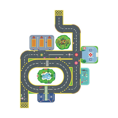 Puzzl'Up Géant Ville - DJECO DJ05499 3070900054998