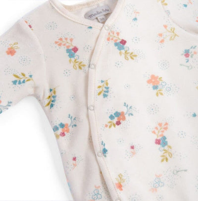 Pyjama velours fleurs La petite école de danse - MOULIN ROTY 667274 3575676672747