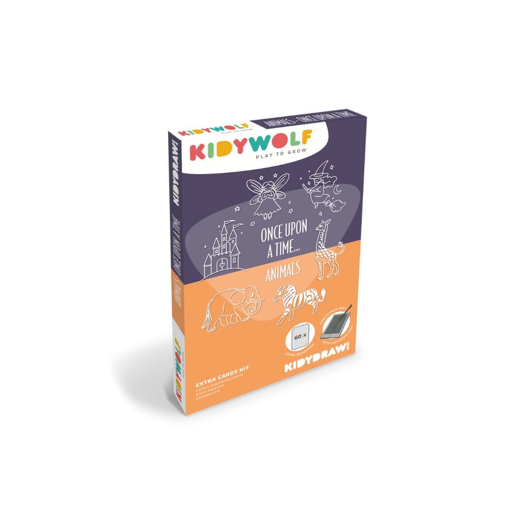 recharge KIDYDRAW-MINI Dessins il était une fois et animaux - kidywolf 