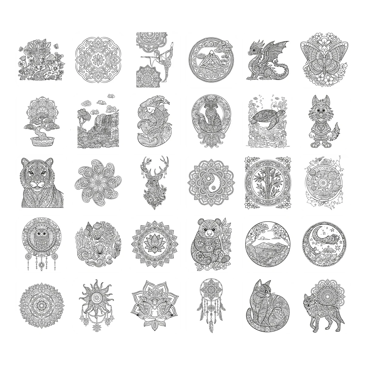 recharge KIDYDRAW PAD Recharge de dessins zen - kidywolf