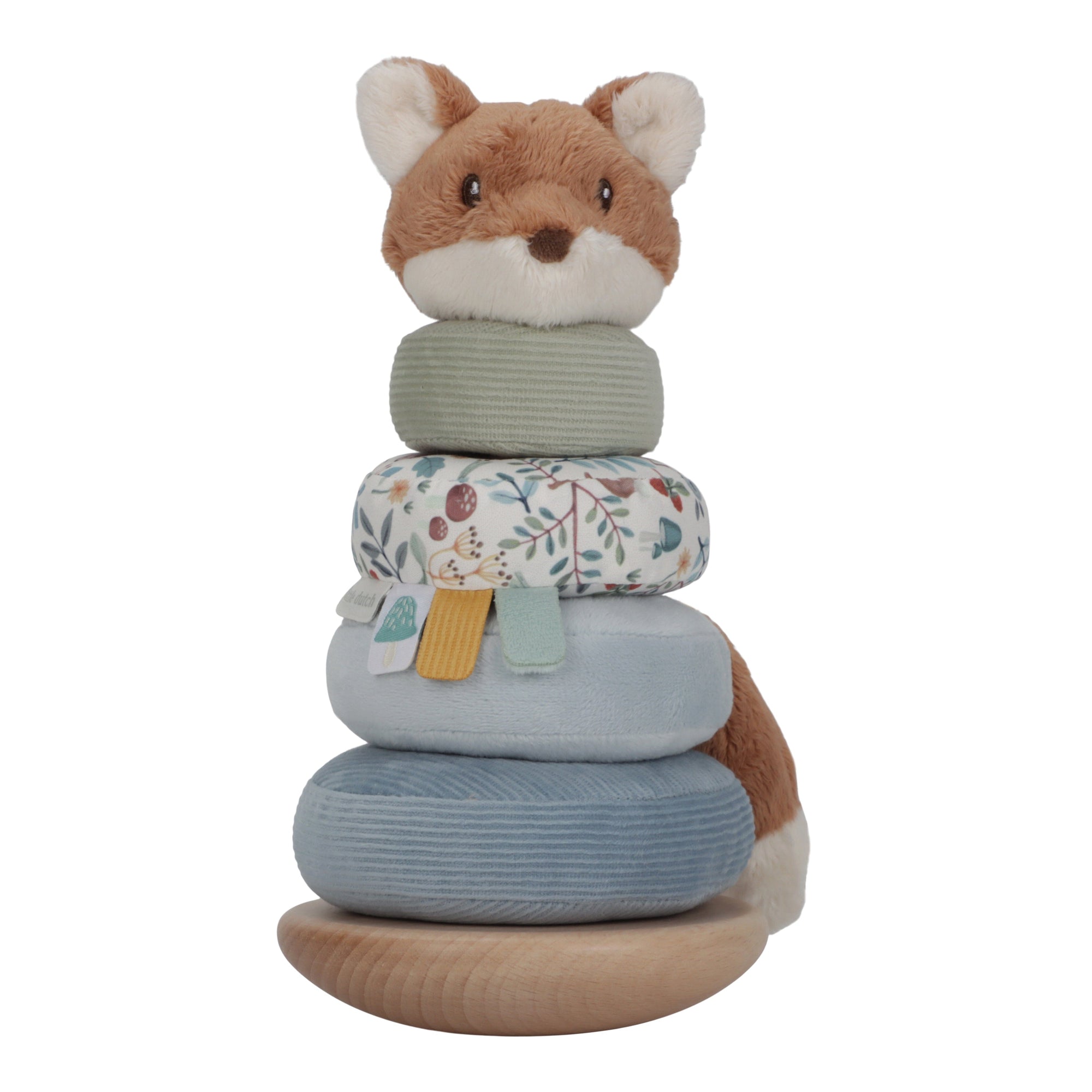 Renard à empiler doudou et bois Forest Friends - LITTLE DUTCH LD8922 8713291889224
