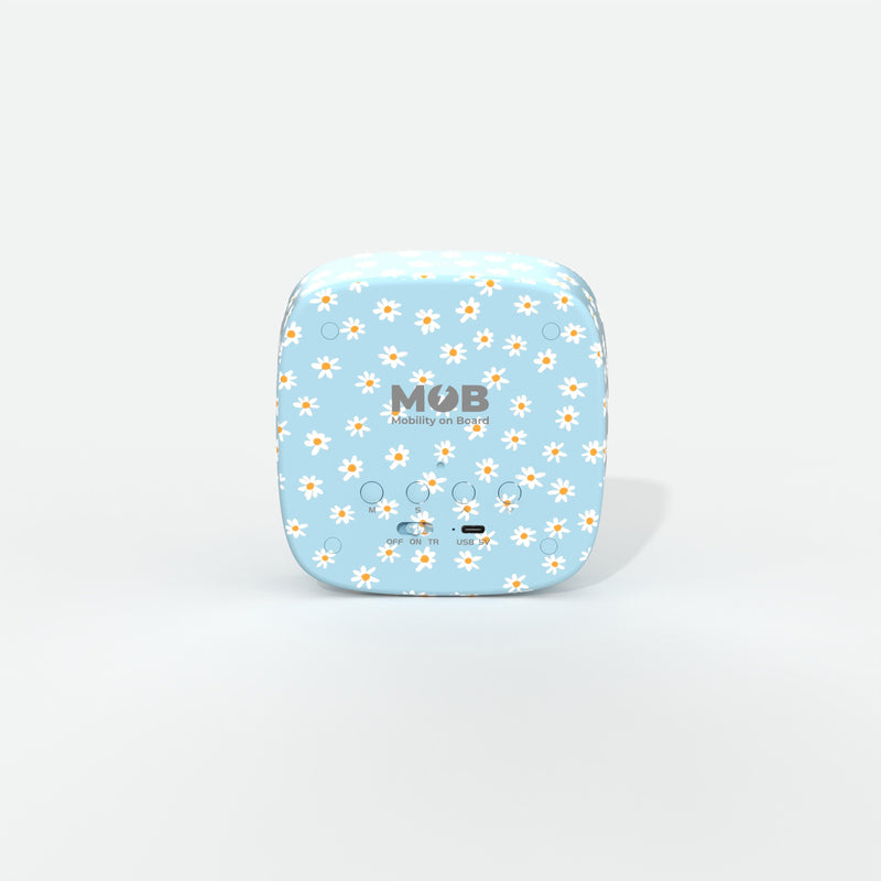 Réveil veilleuse Billy Clock Blue Flower – MOB / MOBILITY ON BOARD