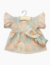 Robe Daisy et son headband croisé en coton Aquarius - minikane CG.16.481 3701548437279
