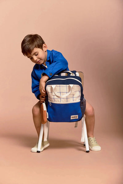 Sac à dos Arthur tricolore carreaux - HINDBAG