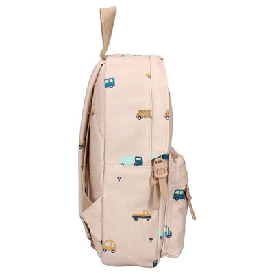 Sac à dos enfant Voitures beige - Kidzroom KR3641 8712645297302