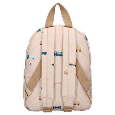 Sac à dos enfant Voitures beige - Kidzroom KR3641 8712645297302