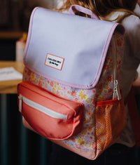 Sac a dos retro flowers +6 ans - Hello Hossy
