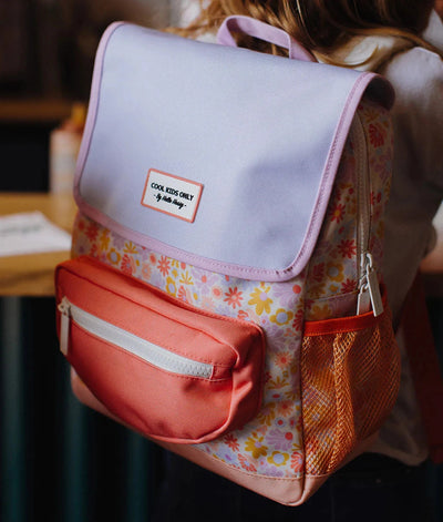 Sac a dos retro flowers +6 ans - Hello Hossy