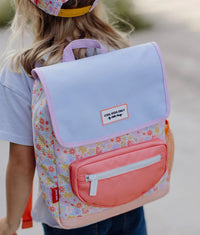Sac a dos retro flowers +6 ans - Hello Hossy