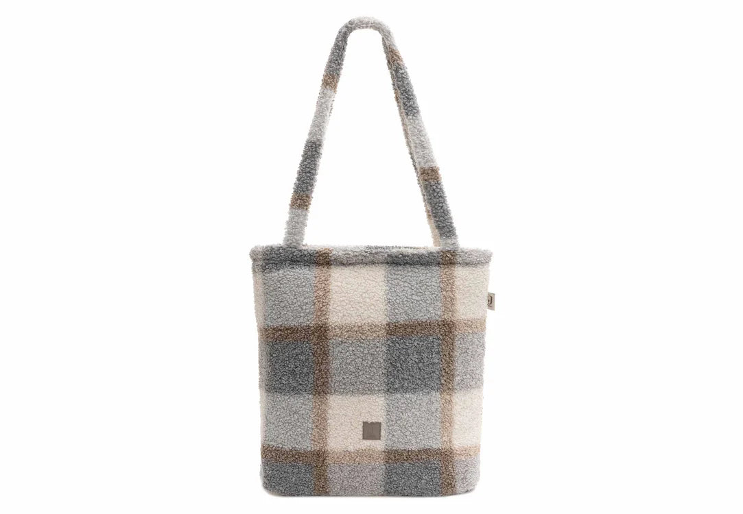 Sac à langer shopper check boucle - Jollein 027-819-68050 8717329387676