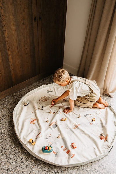 Sac de rangement tapis de jeux citymap - PLAY & GO citymap 4895250601505