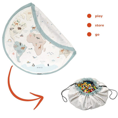 Sac de rangement tapis de jeux worldmap couleur - PLAY & GO worldmap 4895250601512