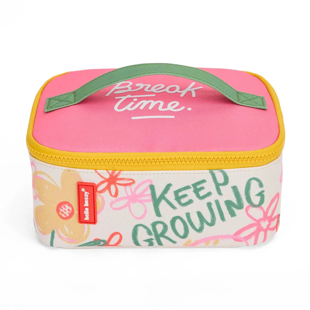 Sac Repas Flower Artwork - HELLO HOSSY LUN-P-004-TU 3760407013788