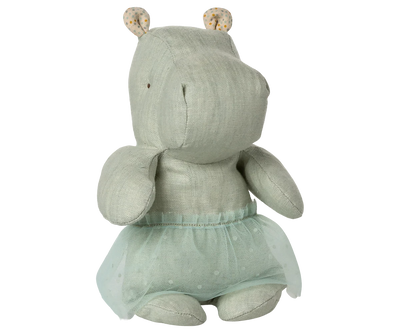Safari friends Hippo avec jupe Small Soft menthe - MAILEG 16-5601-01 5707304143826