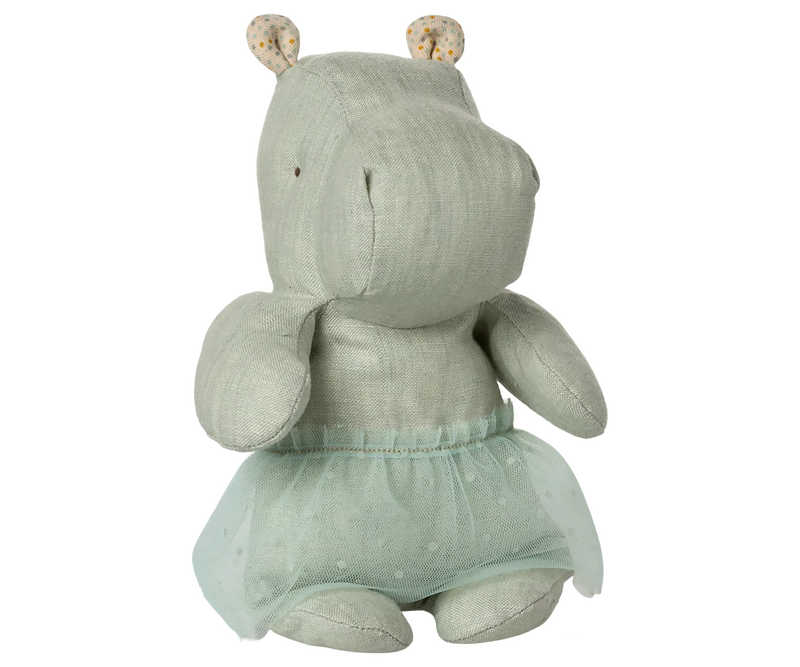 Safari friends Hippo avec jupe Small Soft menthe - MAILEG 16-5601-01 5707304143826