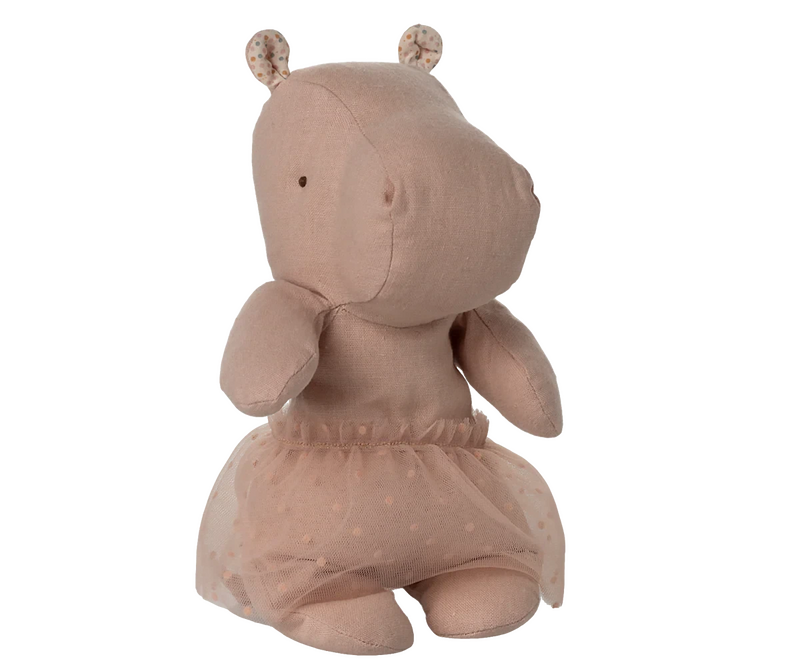 Safari friends Hippo avec jupe Small Soft rose - MAILEG 16-5601-00 5707304143819