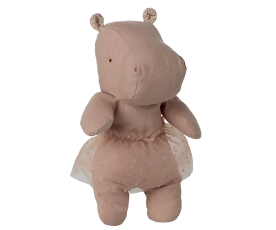 Safari friends Hippo avec jupe Small Soft rose - MAILEG 16-5601-00 5707304143819