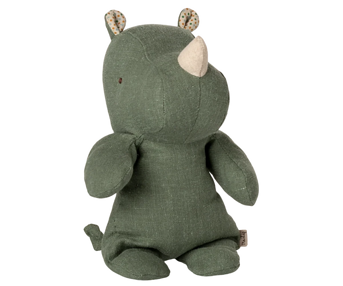Safari friends rhino Small vert sauge - MAILEG 16-5618-01 5707304149781