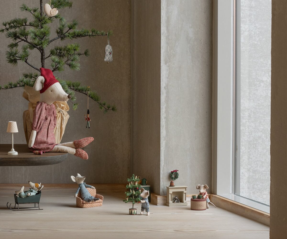 Sapin de Noël lumineux miniature Souris – Maileg – vue 2