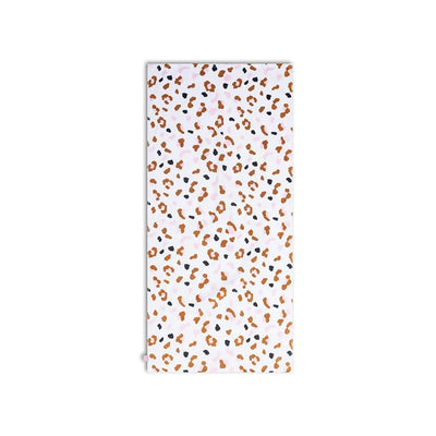 Serviette de Plage Coton Khaki Leopard 135 x 65 cm - SWIM ESSENTIALS