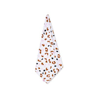 Serviette de Plage Coton Khaki Leopard 135 x 65 cm - SWIM ESSENTIALS