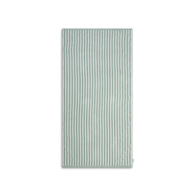 Serviette de Plage Coton Vert Resort Stripe 135 x 65 cm - SWIM ESSENTIALS