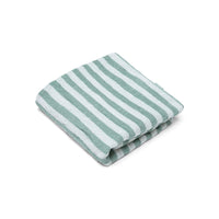 Serviette de Plage Coton Vert Resort Stripe 135 x 65 cm - SWIM ESSENTIALS