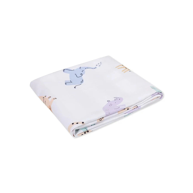 Serviette de plage microfibre Multicolore Wild Life 135 x 65 cm - SWIM ESSENTIALS 
