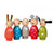 set 5 personnages en bois la grande famille - MOULIN ROTY 632421 3575676324219