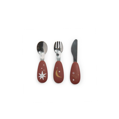 Set couverts silicone Après la pluie- moulin roty 715232 35756771522323